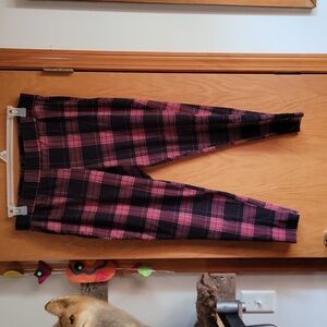Torrid red plaid leggings womens size 3x
